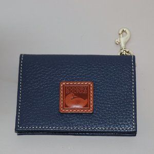 Dooney & Bourke Keychain Bifold Wallet in Navy Blue